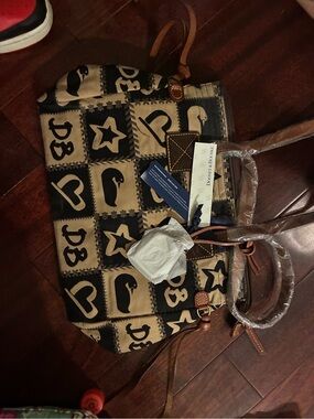 Dooney & Bourke Betty PW494 E9 Patchwork Shoulder Bag Purse NWT Rare